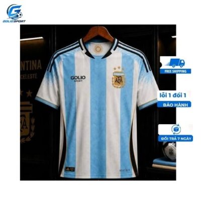 Áo Đá Bóng Đội Tuyển Argentina 2026 GOLIO Sport | Thiết Kế Theo Yêu Cầu 2 Áo đội tuyển Argentina