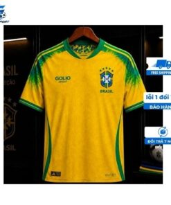 Áo Đá Bóng Đội Tuyển Brazil 2026 GOLIO Sport – Thiết Kế Hiện Đại, Chất Liệu Cao Cấp