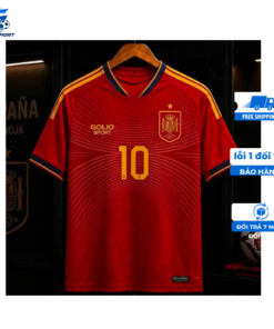 Áo Đá Bóng Đội Tuyển Tây Ban Nha 2026 GOLIO Sport – Thiết Kế Theo Yêu Cầu