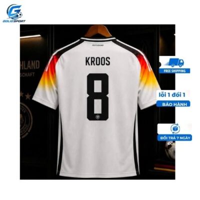 Áo Bóng Đá Đội Tuyển Đức 2026 Chính Hãng Golio Sport | In Tên Số Theo Yêu Cầu 3 Mặt sau của áo Bóng Đá Đội Tuyển Đức 2026