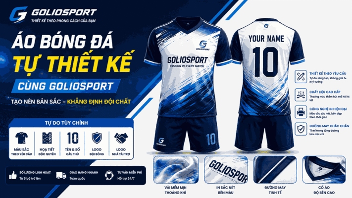Áo Bóng Đá Tự Thiết Kế Goliosport