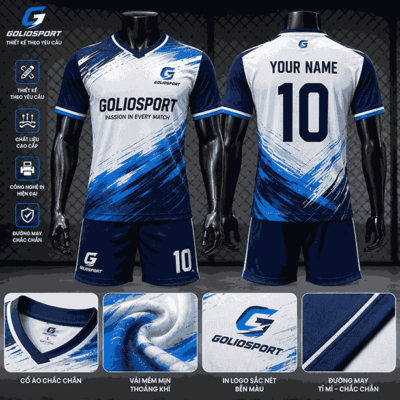 Áo Bóng Đá Tự Thiết Kế Goliosport Đẹp, Chuyên Nghiệp 2 Áo Bóng Đá Tự Thiết Kế Goliosport