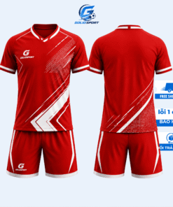 Áo đá bóng in theo yêu cầu Đỏ - Golio Sport