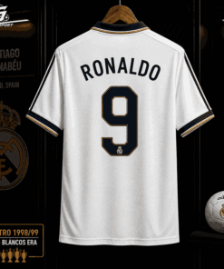 Alternative view of Áo Bóng Đá Retro CLB Real Madrid-Golio Sports